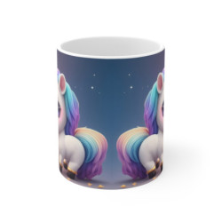 Mug Licorne Arc-en-Ciel - Tasse Magique 325ml - Cadeau Fille, Rêveuse & Passionnés d'Univers Féérique
