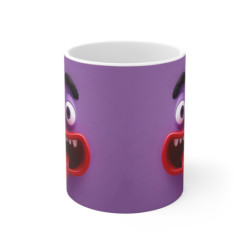 Mug Tasse Monstre Fou - Tasse Fun Déjantée 325ml - Idée Cadeau Humour & Bonne Humeur