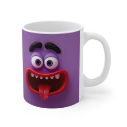 Mug Tasse Monstre Fou - Tasse Fun Déjantée 325ml - Idée Cadeau Humour & Bonne Humeur
