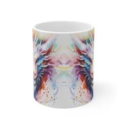 Mug Dragon Épique - Peinture Aquarelle Fantastique - Tasse Fantasy et Magie - Cadeau Geek & Mythologie