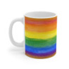 Mug Arc-en-Ciel - Design Aquarelle Vibrant - Cadeau Coloré et Positif - 325ml