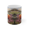 Mug Tasse Art Tissé - Vache Highland Écossaise - Idée Cadeau Paysage - 325ml Céramique