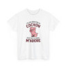 T Shirt Humour – J’ai un Caractère de Cochon, mais Tout le Monde M’adore – Cadeau Drôle Rigolo  – Coton Premium