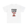 T shirt Humour "Chaud Lapin" – Unisexe – 100% Coton – Blanc & Gris Tee Shirt