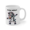 Mug Zèbre Dab Personnalisable - Tasse Originale et Fun - Cadeau Unique - 325ml