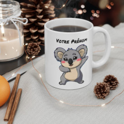 Mug Koala Dab Personnalisable - Tasse Originale et Drôle - Cadeau Amusant - 325ml