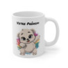 Mug Personnalisable Ours Polaire Mignon - Tasse Céramique 325ml - Cadeau Unique