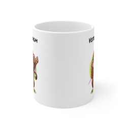 Mug Personnalisable Singe Mignon - Tasse Céramique 325ml - Cadeau Amusant