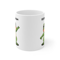 Mug Personnalisable Grenouille Dab - Tasse en Céramique 325ml - Cadeau Fun et Original