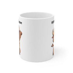 Mug Personnalisable Taureau Dab - Tasse en Céramique 325ml - Cadeau Fun et Original