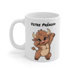 Mug Personnalisable Taureau...