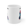 Mug  Personnalisable Personnalisé Prénom Gorille Aquarelle - Tasse en Céramique 325ml - Design Coloré et Artistique