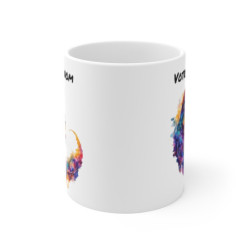 Mug Chat Aquarelle Personnalisable Personnalisable Prénom - Tasse Céramique 325ml - Design Coloré et Artistique