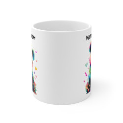 Mug Personnalisé Panda Aquarelle Personnalisable - Tasse Céramique 325ml - Design Coloré et Unique