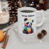 Mug Personnalisé Panda Aquarelle Personnalisable - Tasse Céramique 325ml - Design Coloré et Unique