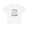 T shirt Cycliste "J'Peux Pas J'ai Vélo" - Humour Vélo, Cadeau Cyclisme tee shirt drôle sport