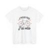T shirt Cycliste "J'Peux Pas J'ai Vélo" - Humour Vélo, Cadeau Cyclisme tee shirt drôle sport