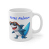 Mug Personnalisable Requin Cool –  Tasse Personnalisée Idée Cadeau Original et Fun avec Prénom – Tasse Céramique