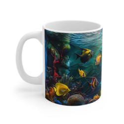 Mug Aquarium 3D Tropical -...