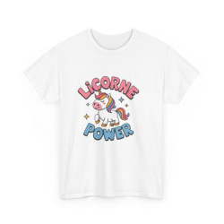 T-shirt Licorne Femme -...