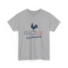 T-shirt Humour Français "Râleur à la Française" -  Tricolore - Cadeau Original Homme et Femme