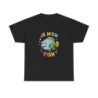 T-shirt Humour "Je M'en Fish" -  Idée Cadeau Fun et Original - Homme et Femme tee shirt