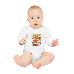 Body Bébé "Deux Comme Moi Ça N’Existe Pas" - 100% Coton - Cadeau Naissance Original - 0-18 Mois