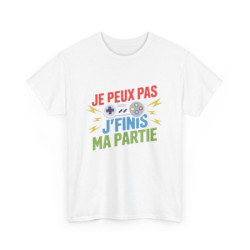 T-shirt Gamer Je peux pas...