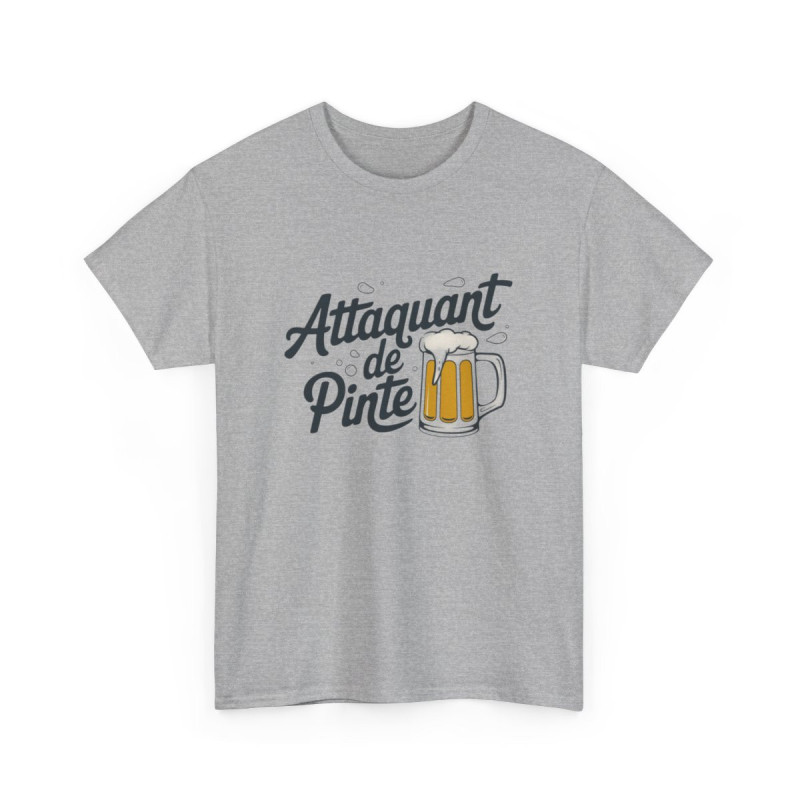 T shirt Humour Bière Attaquant de Pinte  Cadeau Soirée Apéro Brasseur  Tee Shirt  Homme Femme