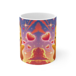 Mug Pikachu  – Cœurs, Éclairs et Énergie Positive – Cadeau Geek, Otaku, Fan de Pokémon – 330ml Céramique