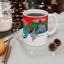 Mug Pokémon Florizarre évolution 151 – Cadeau nostalgie jeux vidéo et dessins animés cultes