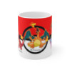 Mug Pokémon Dracaufeu évolution 151 – Cadeau gamer rétro, série animée culte 151
