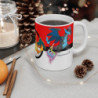 Mug Dracaufeu 151– Cadeau Geek, Univers Animé Rétro, Monstre à Collectionner