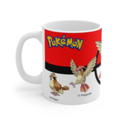 Mug Tasse Pokémon Roucarnage Évolutif – Design Vintage Style Manga
