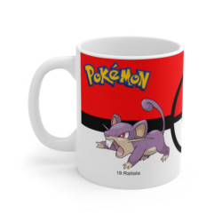 Mug Pokémon Ratatac évolution – Duo Évolution Monstre Manga