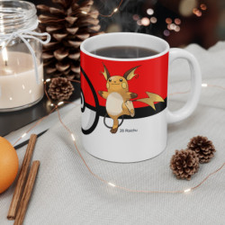 Mug Tasse Pikachu Raichu Pokémon  – Duo Électrique – Cadeau Fan Incontournable