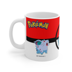 Mug Tasse Pokémon Nidoran♀, Nidorina & Nidoqueen – Évolution Puissance & Finesse