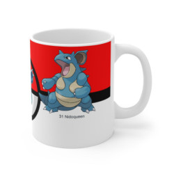Mug Tasse Pokémon Nidoran♀, Nidorina & Nidoqueen – Évolution Puissance & Finesse