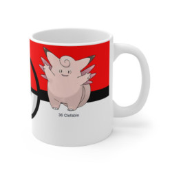 Mug Tasse Pokémon Mélodelfe mélofée Duo Étoilé – Créatures Féeriques Rose Clair