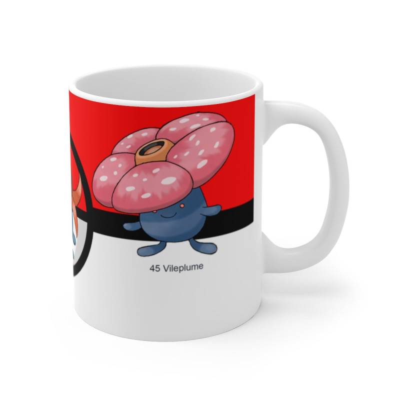 Mug Tasse Pokémon Rafflesia évolution Trio Botanique – Herbe, Dodo & Poison