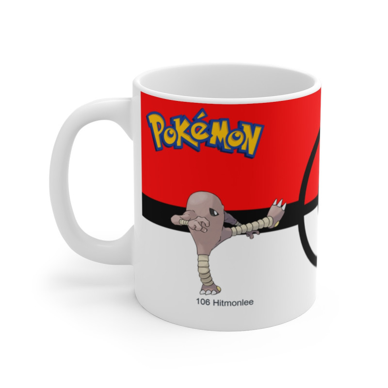 Mug Tasse Pokémon Kicklee Tygnon  – Pour les matins en mode dojo