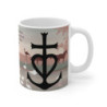 Mug Camargue Éternelle – Croix Camarguaise, Chevaux Sauvages, Flamants Roses & Nature du Sud