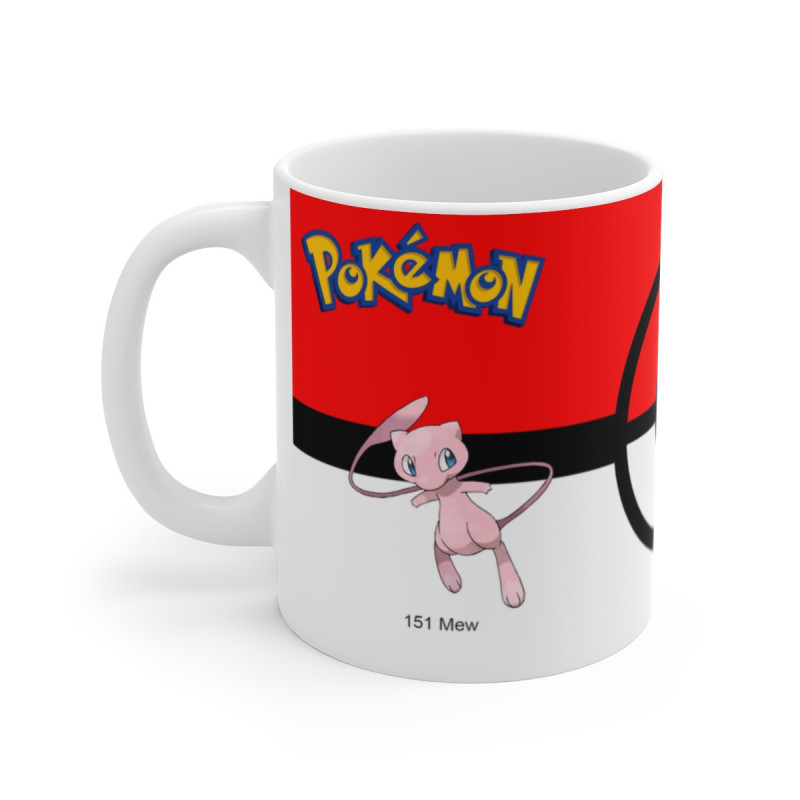 Mug Tasse Pokémon Mew et Mewtwo – ADN, pouvoir & légende
