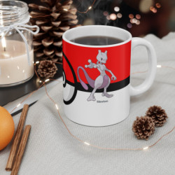 Mug Tasse Pokémon Mew et Mewtwo – ADN, pouvoir & légende