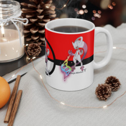 Mug Tasse Pokémon Mewtwo X et Y  – Dualité, puissance & maîtrise