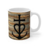 Mug Tasse Camargue Authentique – L’âme du Sud sur bois vieilli