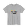 T-shirt “Bonjour mon petit chat” – Design Doux, Mignon et Plein de Tendresse