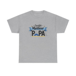 T-shirt “Certifié Meilleur Papa” – Un hommage fun et stylé à tous les papas