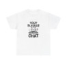 T-shirt “Tout Plaquer pour Devenir un Chat” – Humour, Détente et Esprit Félin amusant drôle tee shirt