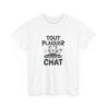 T-shirt “Tout Plaquer pour Devenir un Chat” – Humour, Détente et Esprit Félin amusant drôle tee shirt
